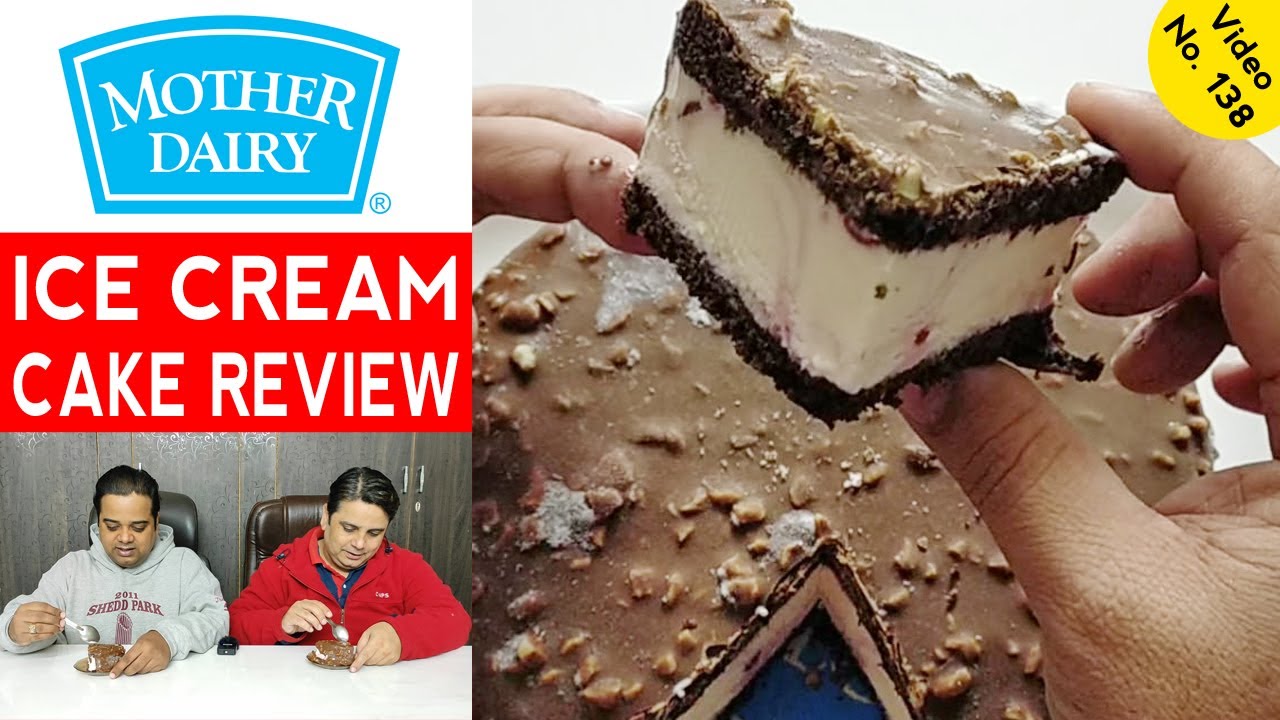 Mother Dairy Ice Cream Cake Review - Unboxing - Price - Taste ! Food Vlogs ! Ice Cream Cake