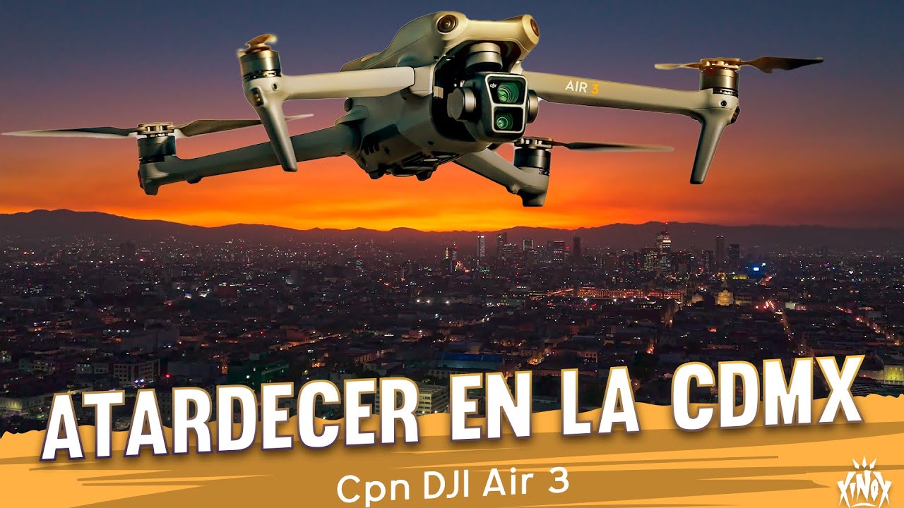 Atardecer en la CDMX | DJI Air 3 | Drone Video 4k