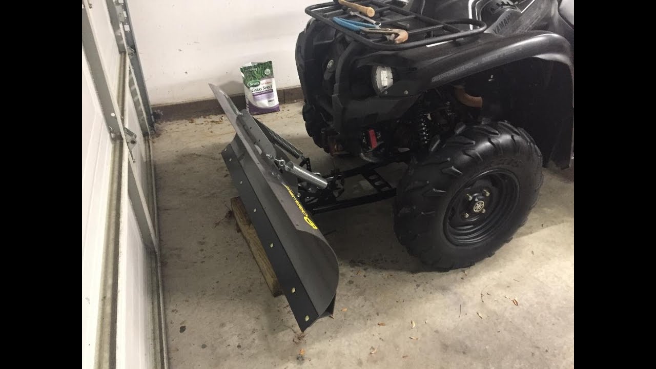 2014 Yamaha Grizzly 700 KFI 54in plow install