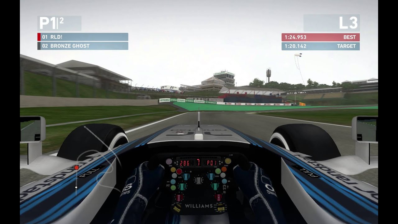 F1 2014 Brasil Interlagos Hotlap Williams (cockpit cam)