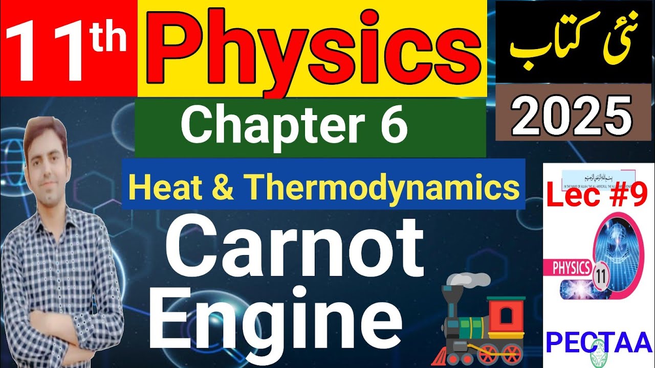 Carnot Engine Urdu/Hindi | 11th Class Physics New Book PECTAA | Unit 6 Heat & Thermodynamics