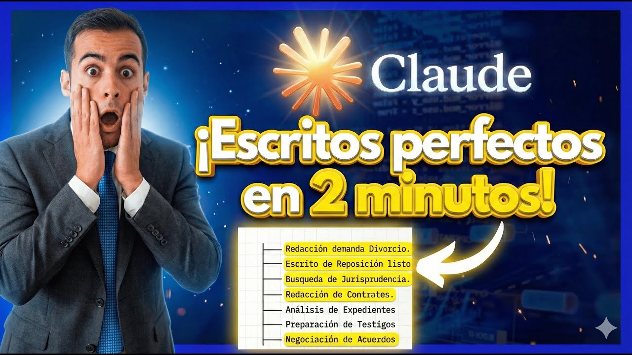 CLAUDE: Esta IA redacta Escritos PERFECTOS para ABOGADOS sin usar PROMPTS.