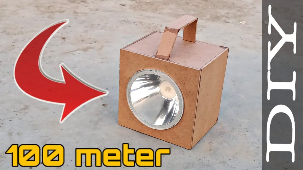 How To make Super Bright Led Flashlight | Diy Led Torch | By- CreativeShivaji