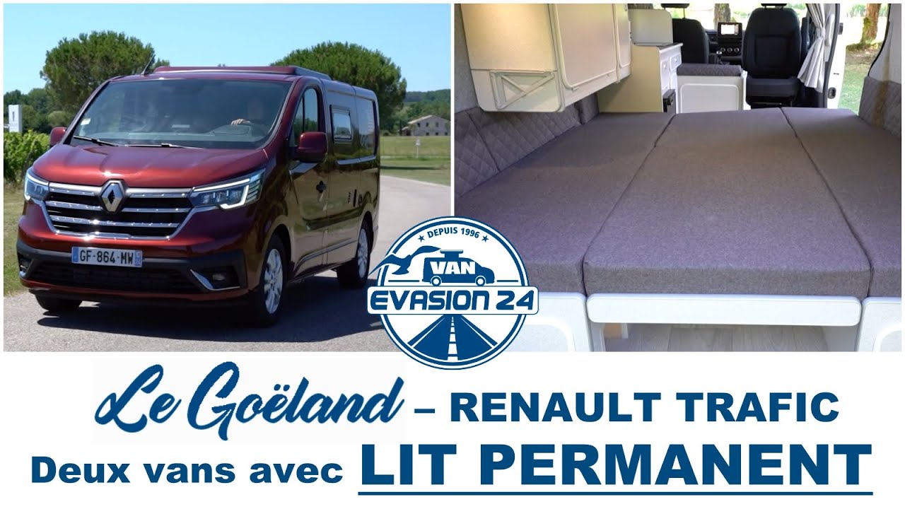 Évasion 24, spécialiste du van 2 places avec lit permanent !
