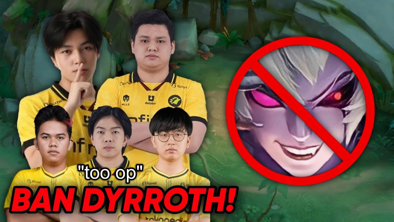 REASON WHY PRO PLAYER’S ALWAYS BANNED DYRROTH 💀 !! - MLBB