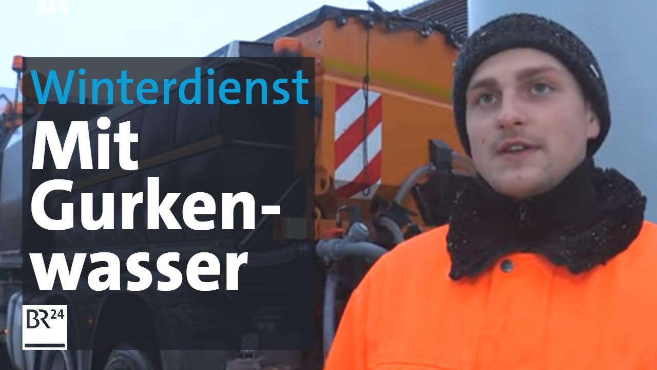 Winterdienst: Gurkenwasser gegen Stra&szlig;engl&auml;tte | Abendschau | BR24