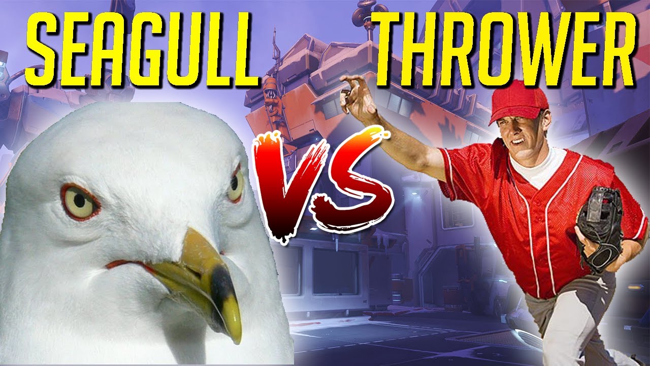 SEAGULL TEACHES PATHETIC THROWER A LESSON! - Overwatch VOD