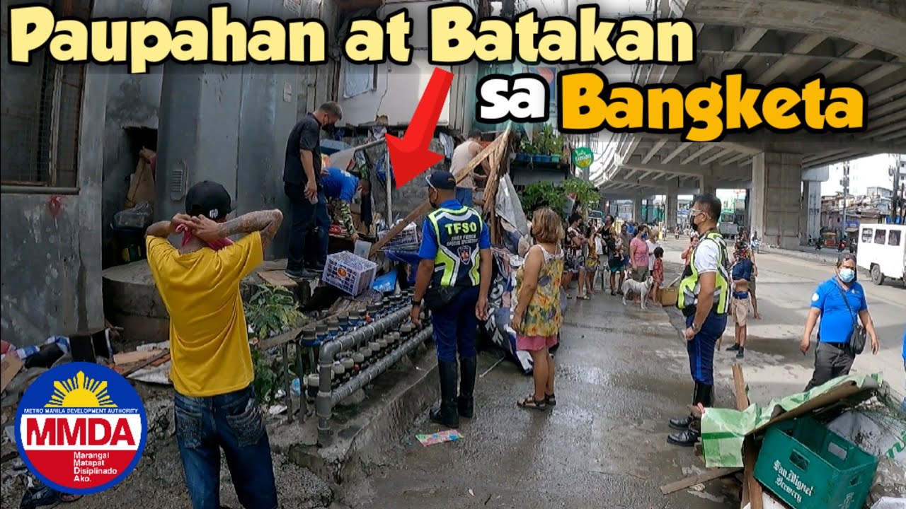 Paupahan at Batakan sa Sidewalk nadiskubre | MMDA Clearing Operation