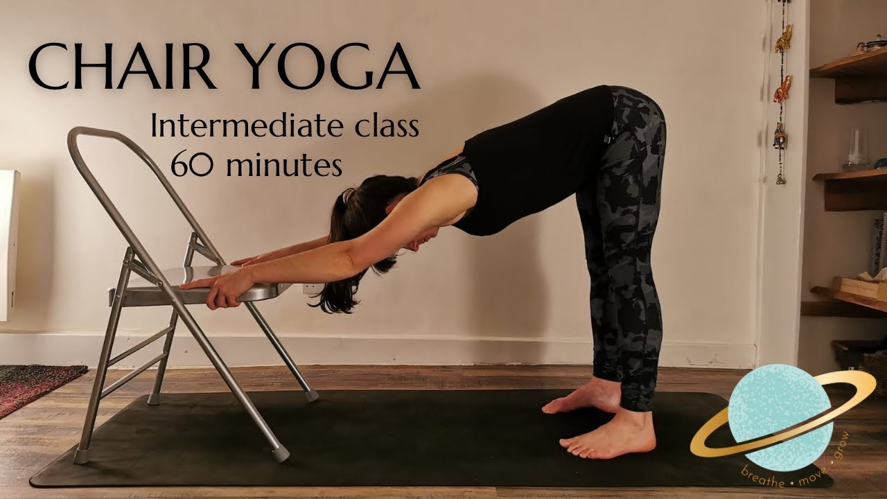 Chair yoga class