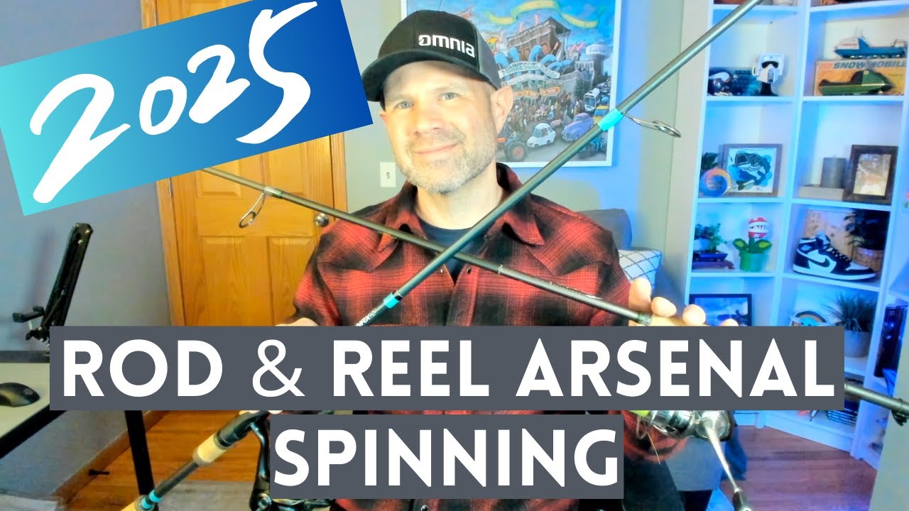HIGH END BASS FISHING Rod & Reel Arsenal!! My 2025 SPINNING rod lineup!