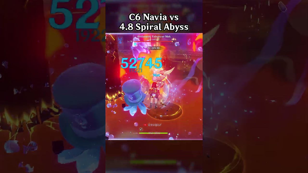 C6 Navia vs 4.8 Spiral Abyss