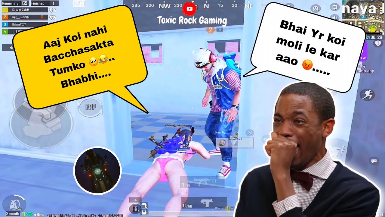 YESSSSSS WITH BANTY VOICE 😂😈 BGMI TROLLING TEAMMATES || NEXT LEVEL IRRITATING  RANDOMS TEAMMATES 🤣