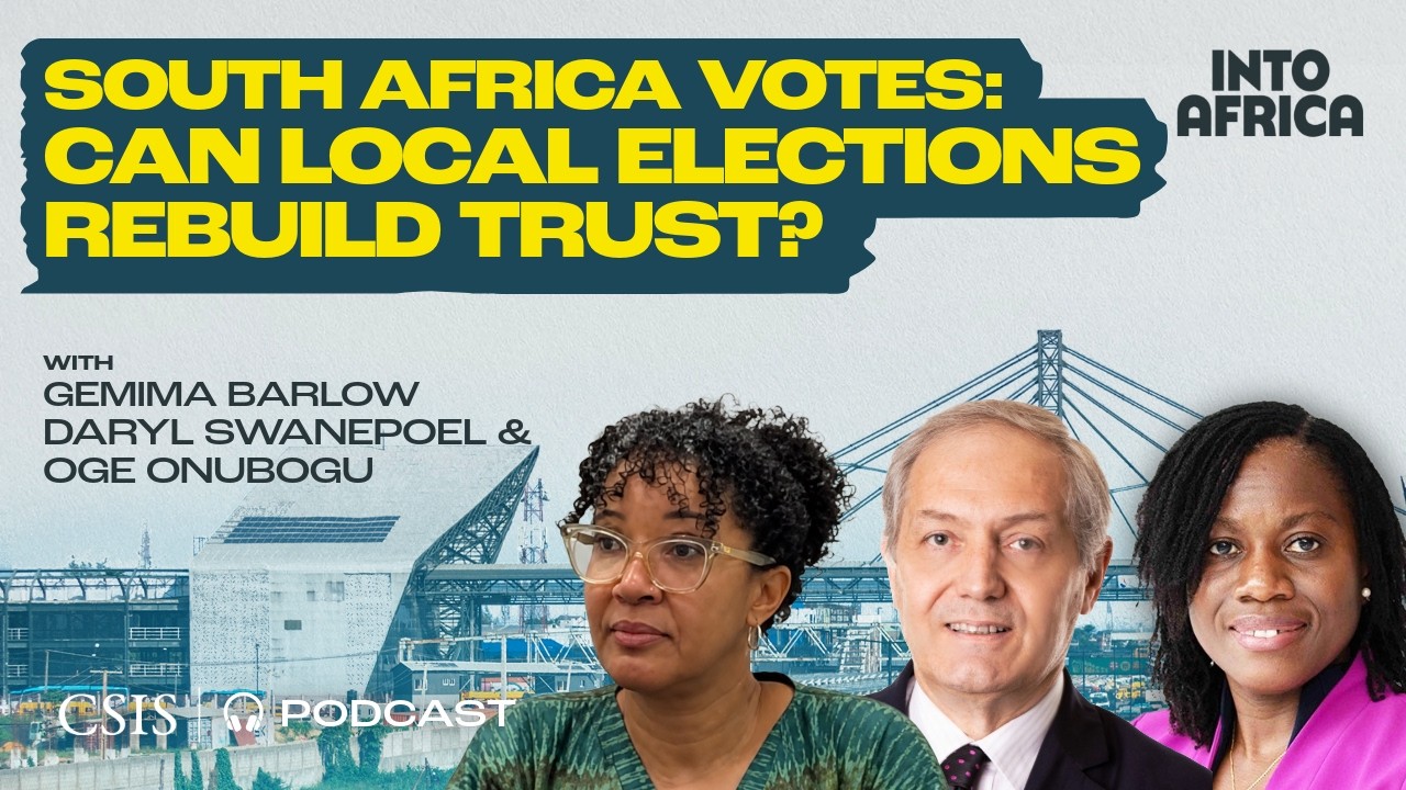 South Africa Votes: Can Local Elections Rebuild Trust?
