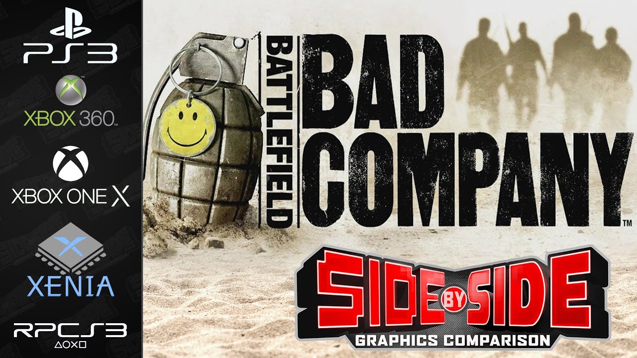 Battlefield Bad Company | Graphics Comparison | PS3 Xbox 360 Xbox One X RPCS3 Xenia | Side by Side