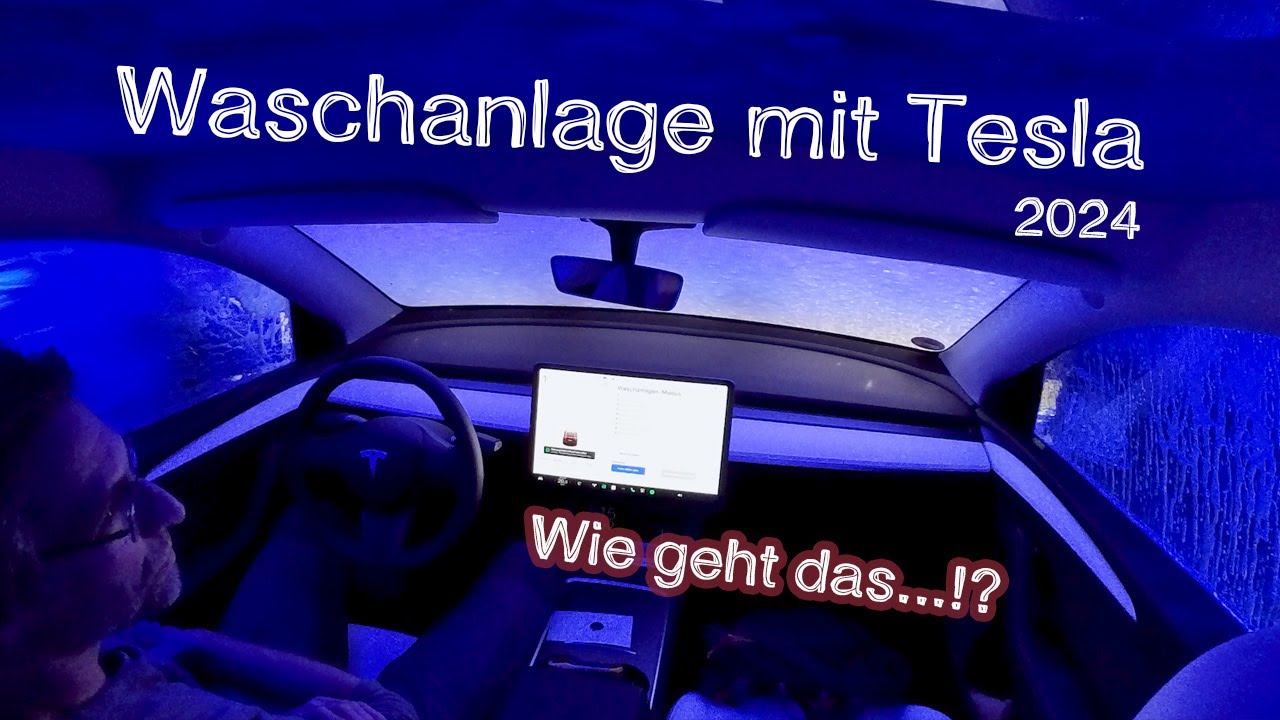Mit TESLA in die Waschstraße - Anleitung mit Model Y