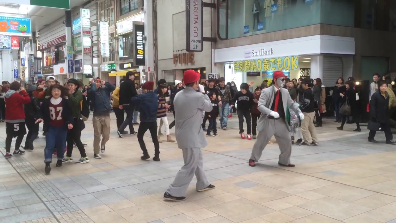 熊本下通り ゲリラフラッシュモブ