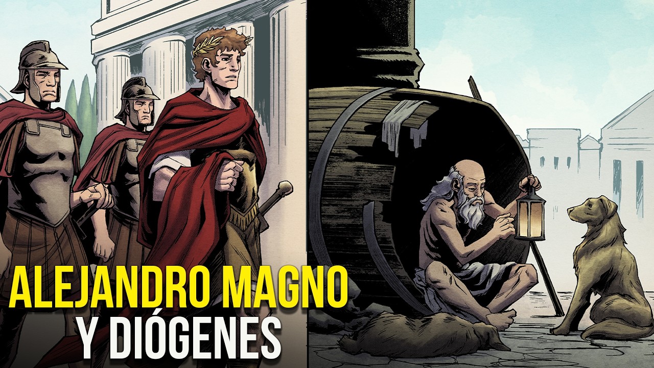 El EXTRAORDINARIO Encuentro entre Alejandro Magno y Di&oacute;genes el C&iacute;nico