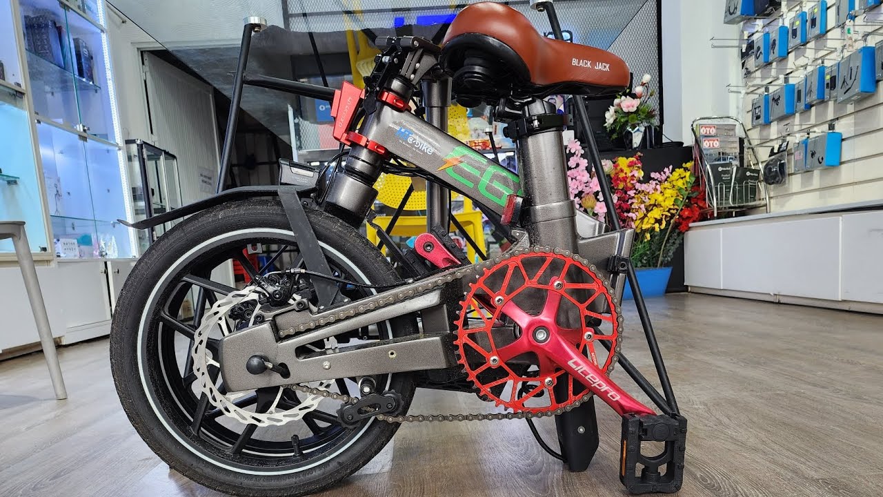 Đi Làm Cùng Xe Đạp Điện gập Trợ Lực Điện EGO Siệu Gọn Nhẹ | HTEbike
