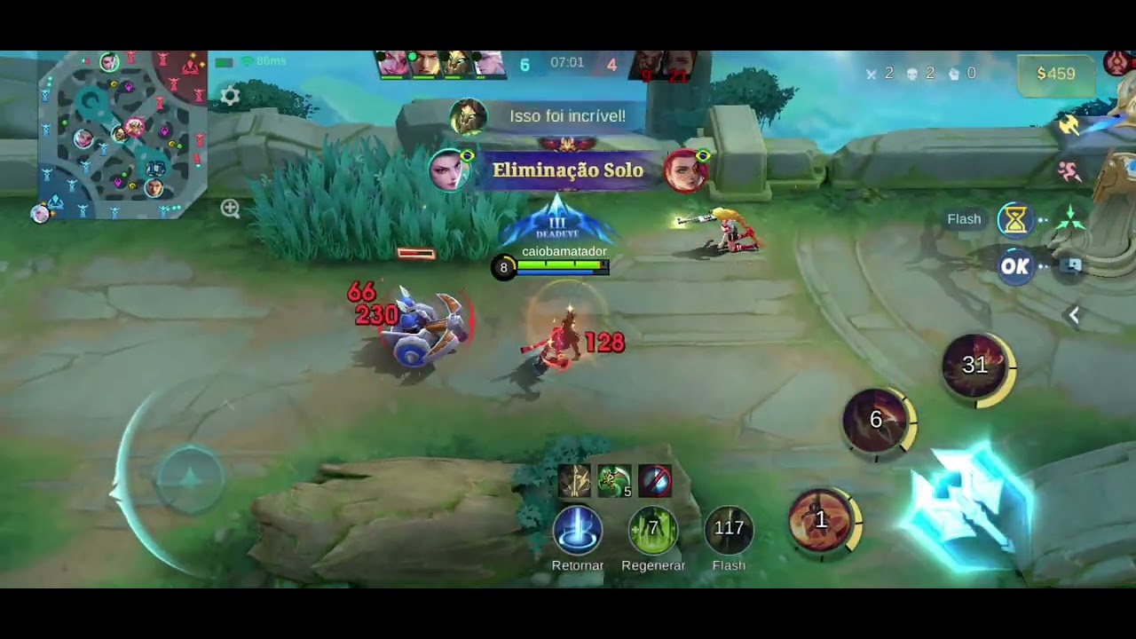 Mobile Legends Bang Bang - Super partida de Hanabi