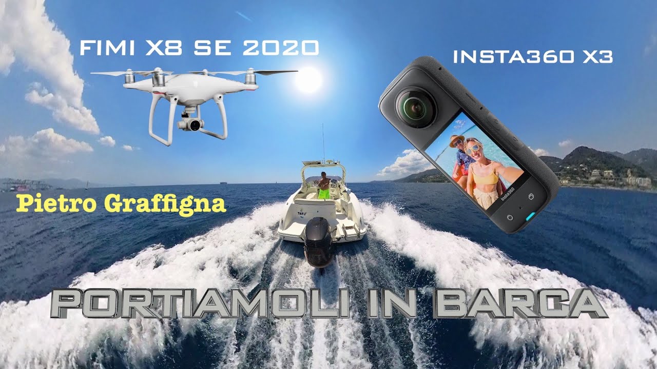 FIMI X8SE 2020 INSTA360 X3 - PORTIAMOLI IN BARCA