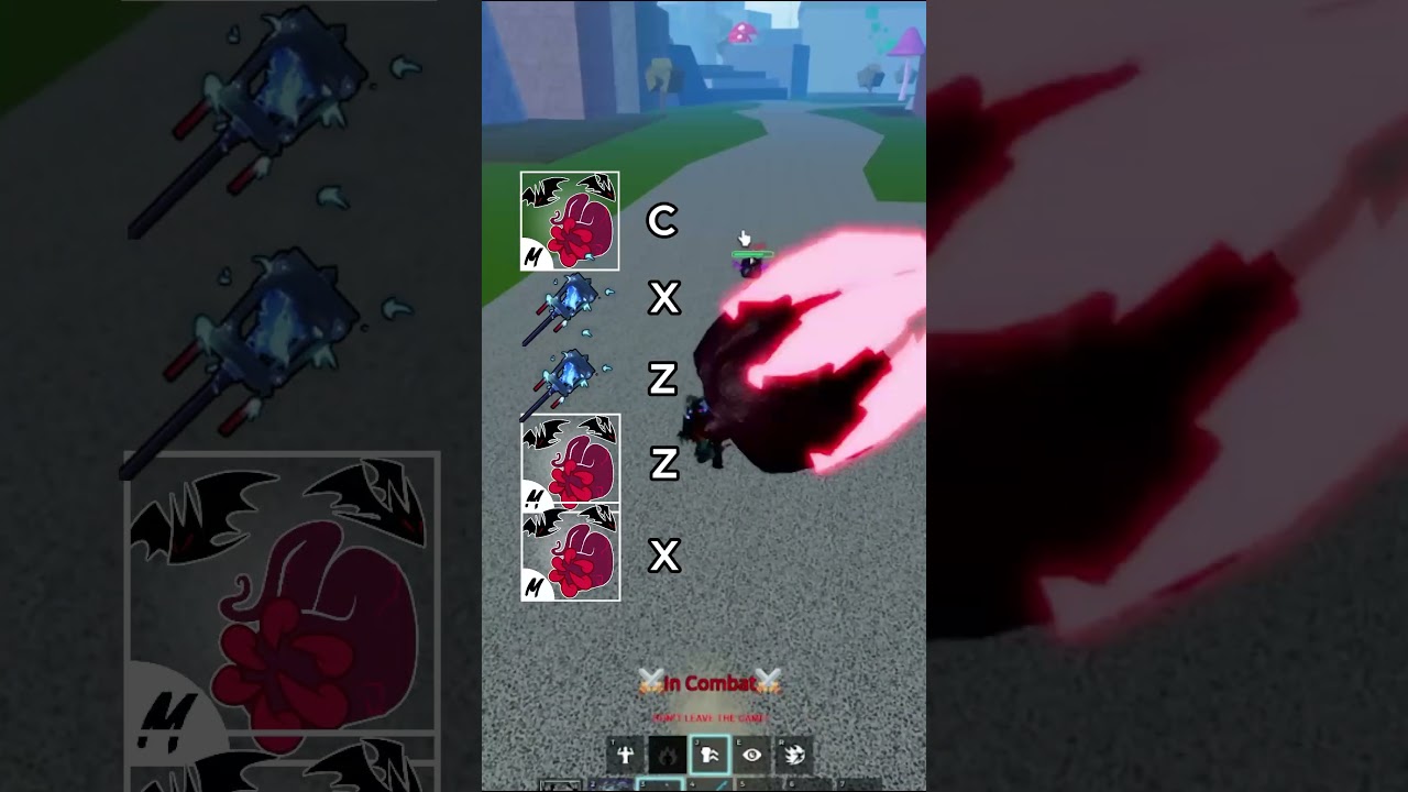 Fox Lamp x Sanguine Art Combo (Blox Fruits) #bloxfruits  #newupdateinrobloxbedwars #roblox