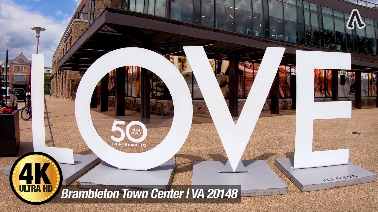 [4K] Brambleton Town Center Part_2 | VA 20148 #WalkingMap