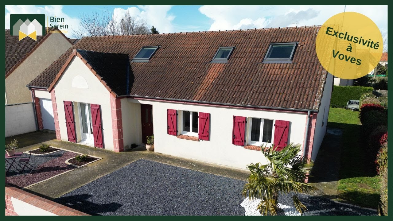 Maison familiale et récente au cœur de Voves  ! 🤩🏠