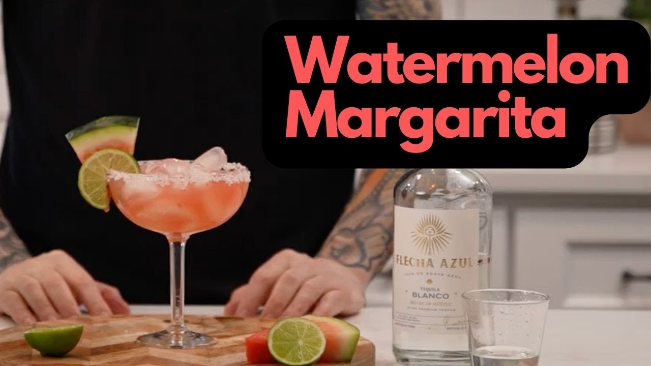 Watermelon Margarita Cocktail Recipe | Easy to Make Tutorial