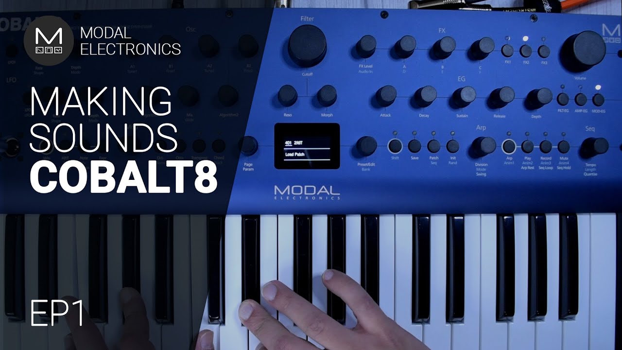 Making sounds with MODAL COBALT8 tutorial guide - Episode 01 - Pads