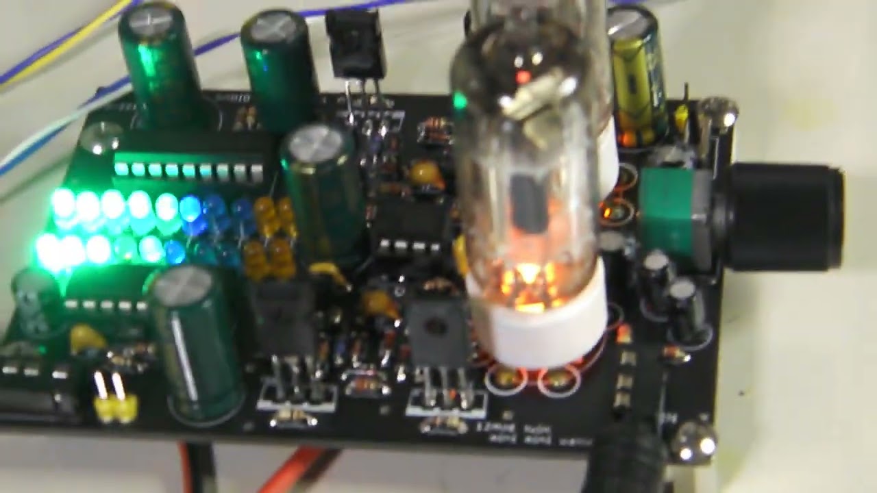 12AV6 + op amp +led indicator ,D.I.Y.       this RK-221 on sale.