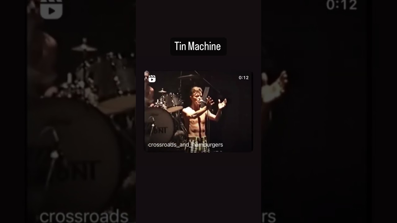 Tin Machine. #shortsvideo #davidbowie #instagram #reevesgabrels