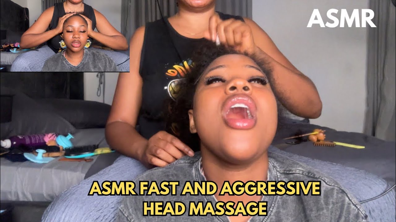 ASMR FAST AND AGGRESSIVE HEAD MASSAGE