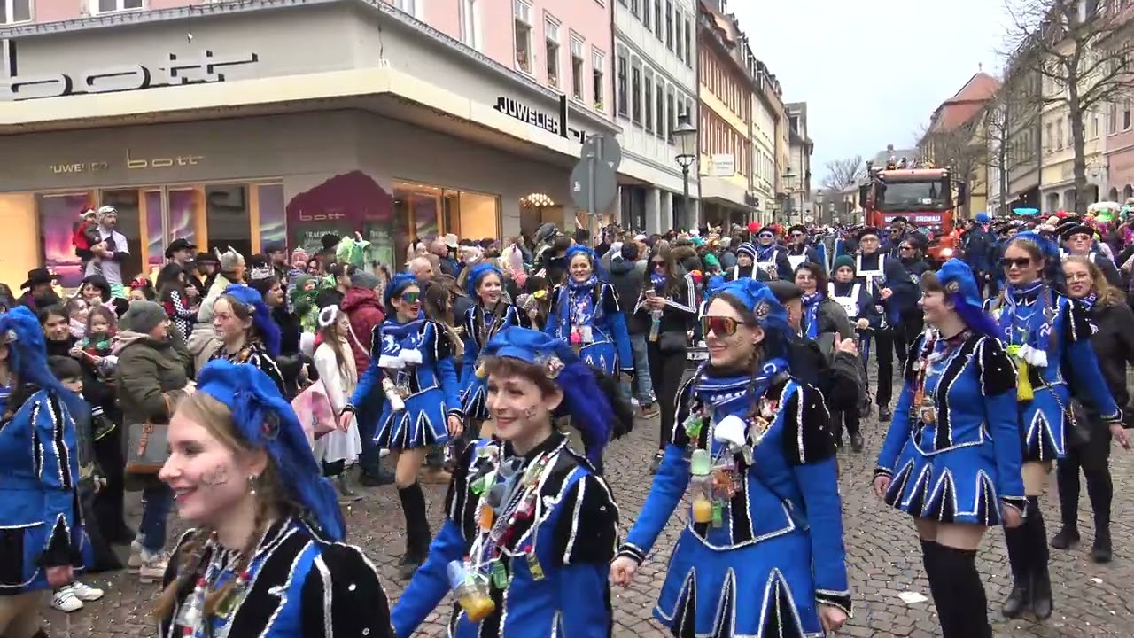 Rosenmontagsumzug der Foaset in Fulda 2024 - Der Carnevalverein Bronnzell CVB