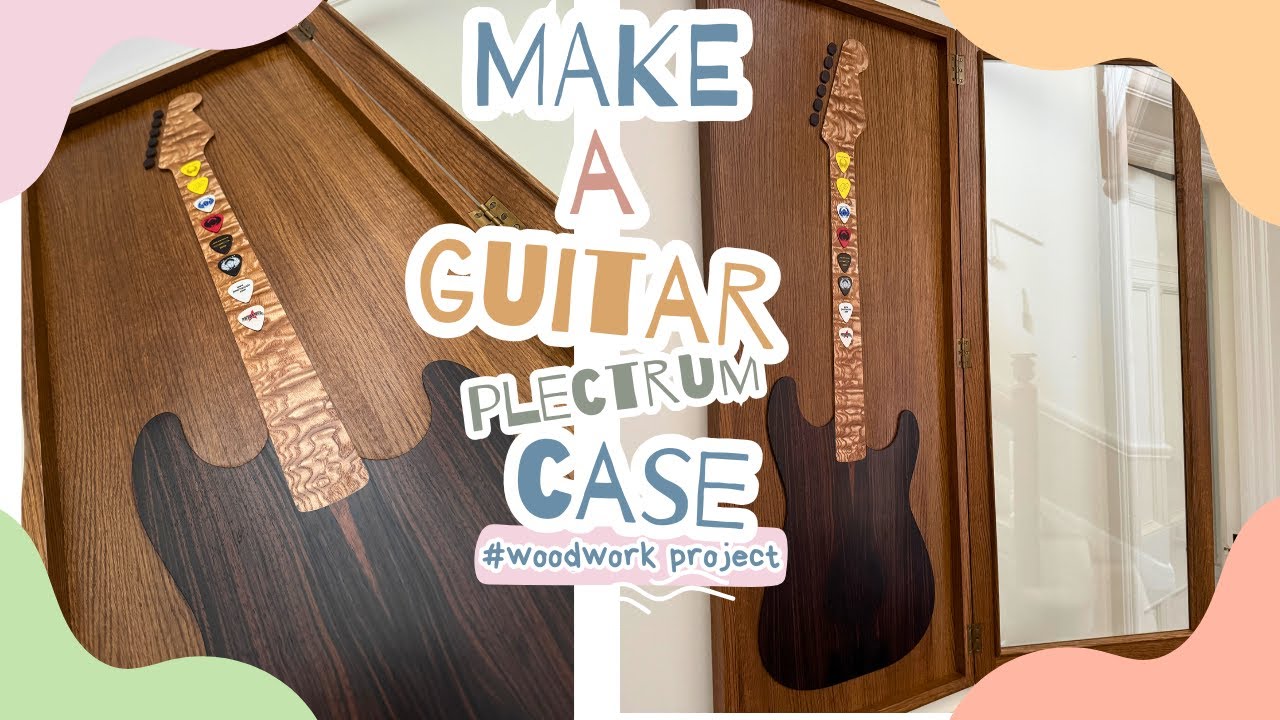 WOODWORK// Make a guitar plectrum case with me!
