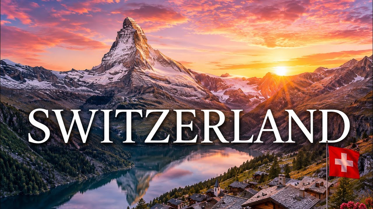 🇨🇭 Beautiful Switzerland Travel Music Meditation | Alpine Mountains | Rest and Relaxation 🧘 🧘‍♀️