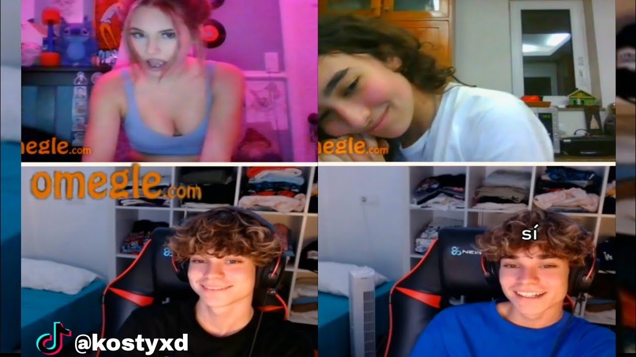 she wants to seduce her, kostyxd (omegle reaction) #20