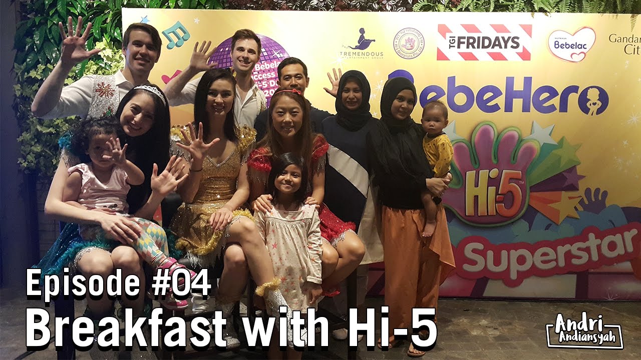 Breakfast with Hi-5 at TGI Fridays Gandaria City
