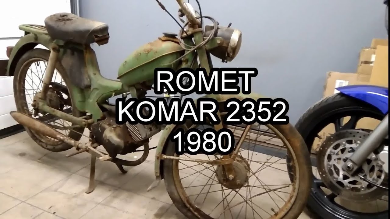 Romet Komar 2352 #3 Pierwsza próba odpalenia ;)