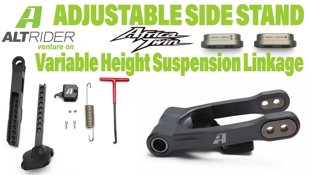 AltRider Variable Height Suspension Linkage for my Africa Twin CRF1100 Rally Project