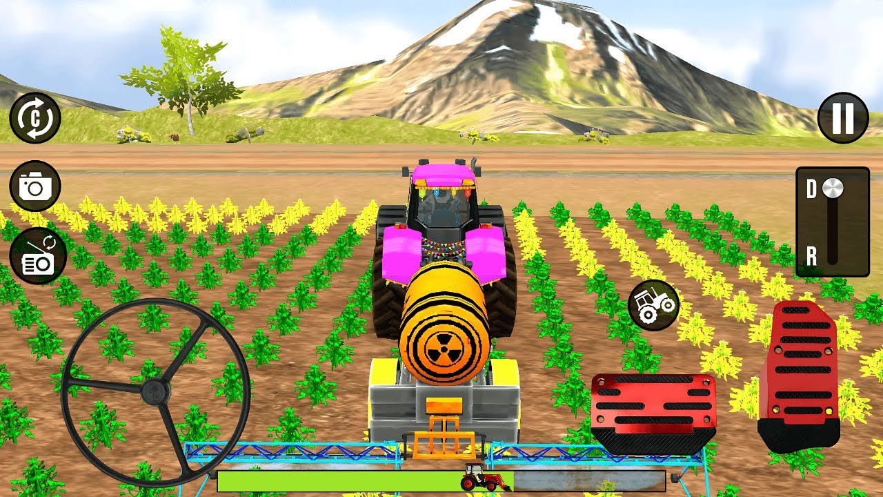 Tractor Games 3D :Farming Game - Real Tractor Driving Simulator 2025 - Android Gameplay #2
