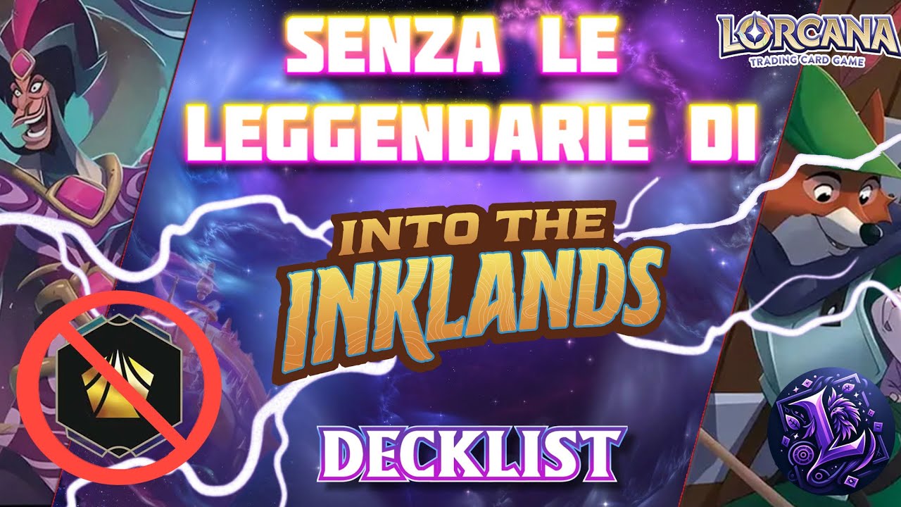 TROPPO COSTOSE?DECKLIST senza le leggendarie di Into the Inklands! #lorcana #lorcanalab #decklist