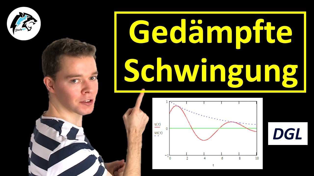Die gedämpfte Schwingung (mit DGL) | Physik Tutorial