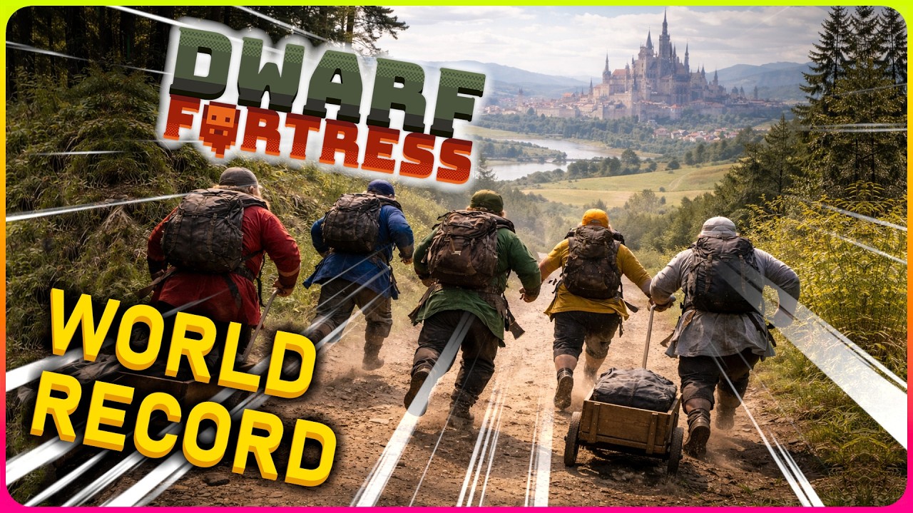 Dwarf Fortress Speedrun World Record 3:38:06 Metropolis%