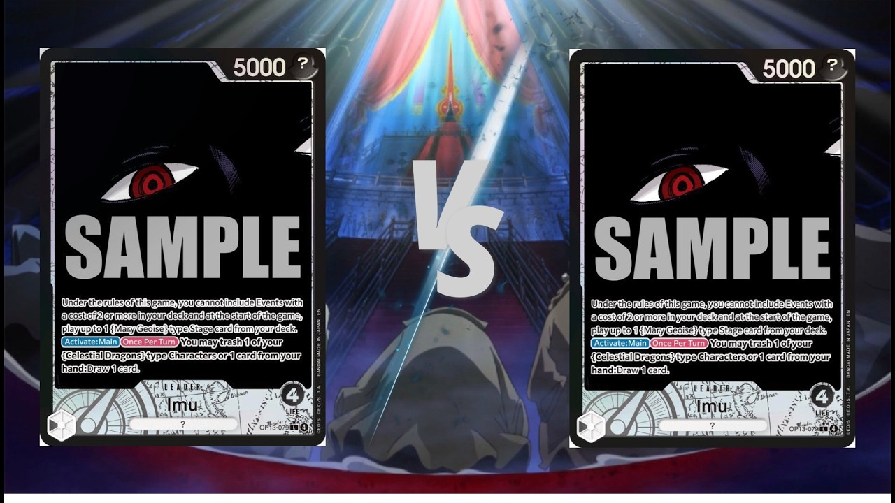 OP14/EB4 Dapper's Pirate League Feb 13 R3: B Imu vs B Imu Commentated by Ian & Mike from Dapper's