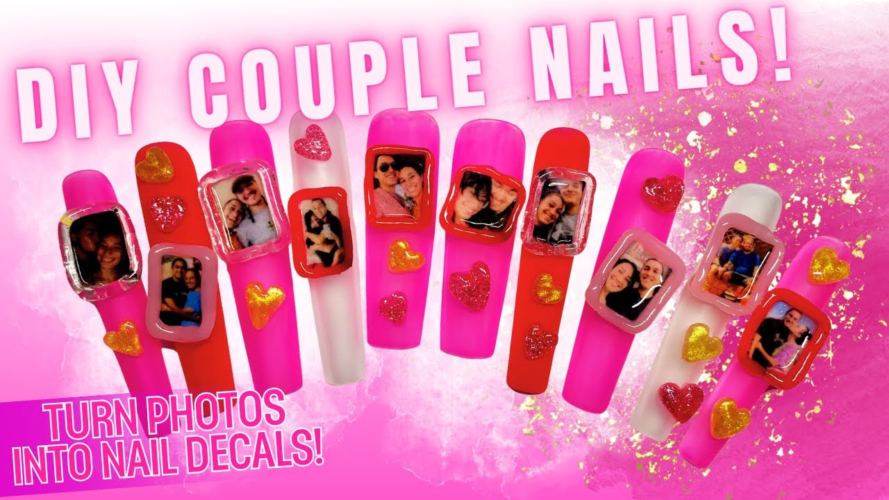 Ep. 0404 | Turn Your Photos Into Nail Decals 💘 | DIY Valentine’s Nails for Couples