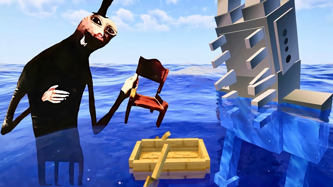 SOBREVIVO EN UN BOTE A LAS ENTIDADES DE TREVOR HENDERSON Y DR NOWHERE