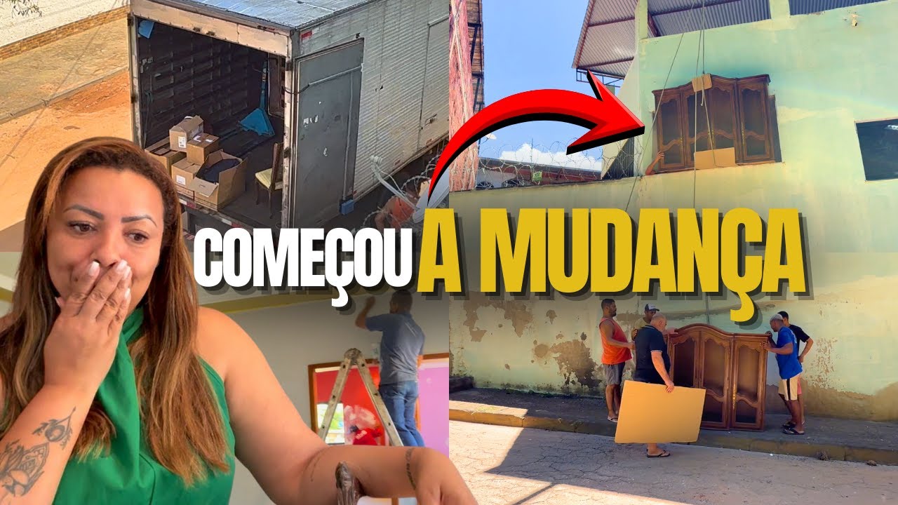 QUE LOUCURA! MINHA MUDANÇA COMEÇOU