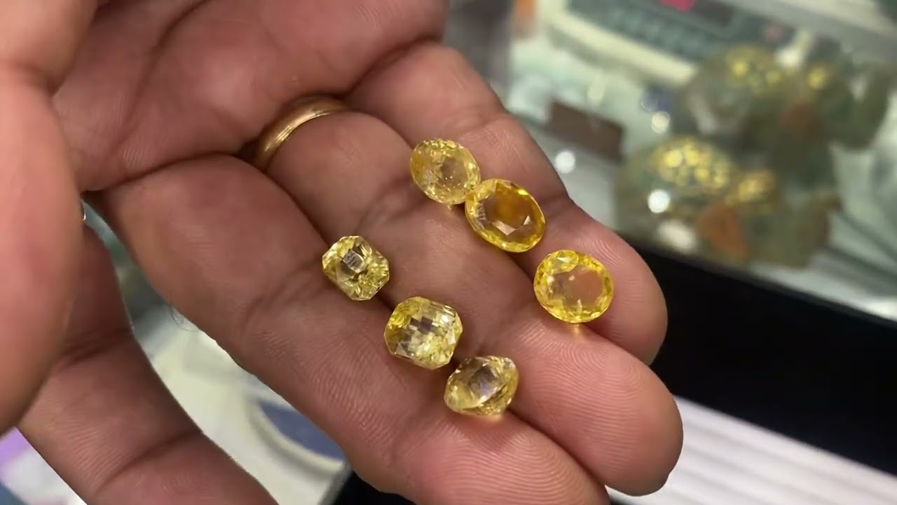 Sri Lankan Pukhraj Yellow Sapphire 💯 certified Natural #certified #gems #astrology #pukhraj #patna