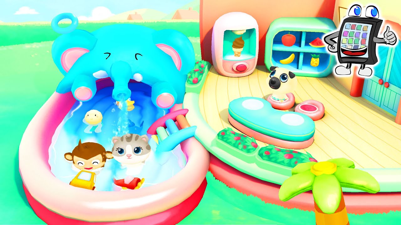 DR. PANDA SCHWIMMBAD Swimming Pool App für Kinder - RIESIGER WASSERPARK! Spiele für Android & iOS
