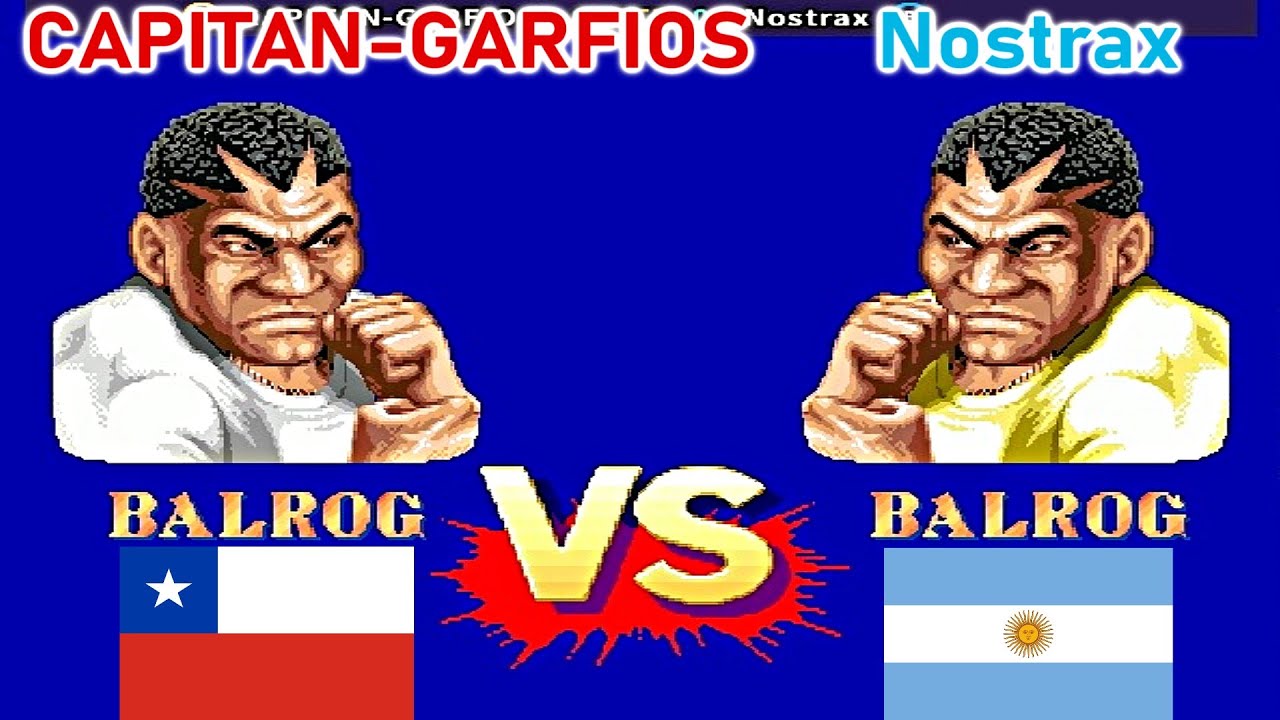 Street Fighter II': Champion Edition - CAPITAN-GARFIOS vs Nostrax FT5